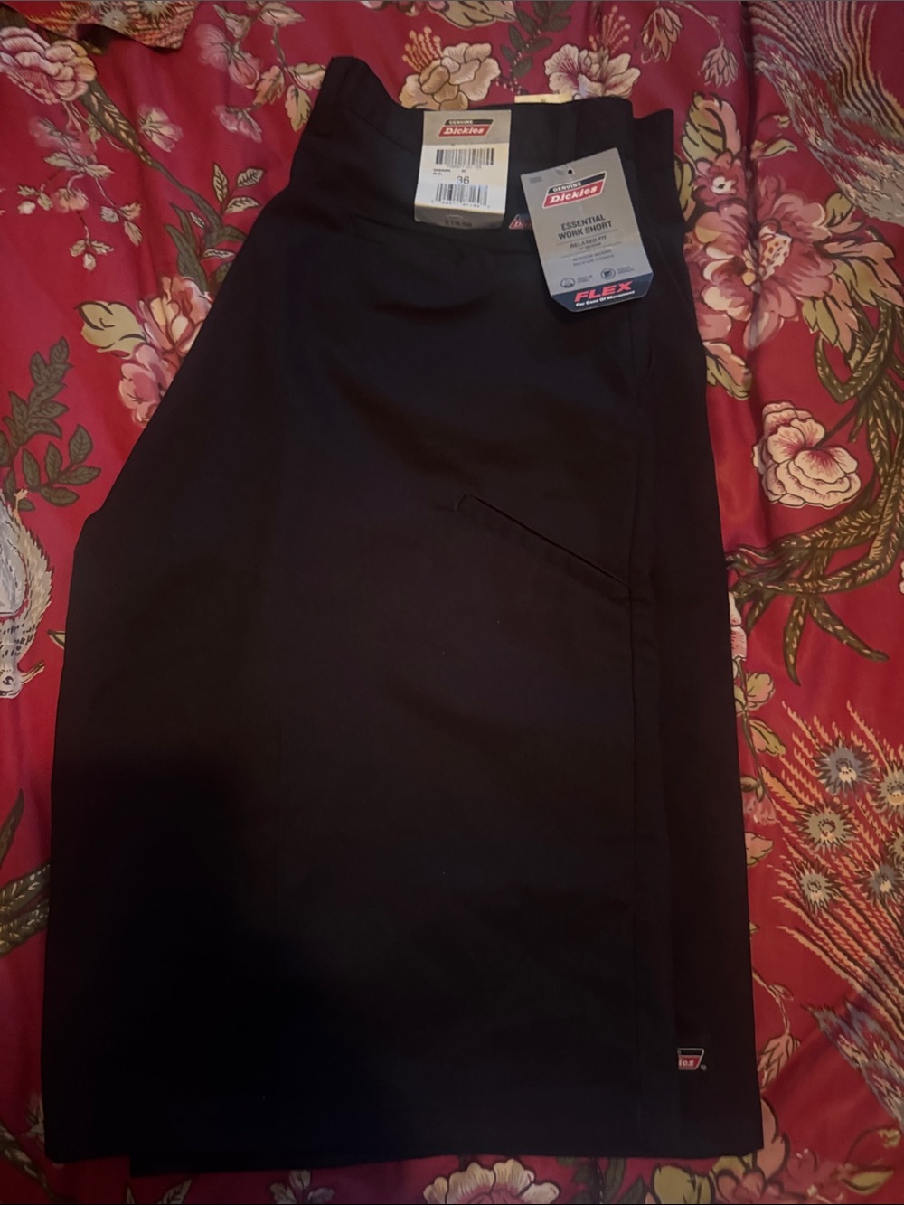 Dickies Black work short relaxed fit  with Pocket